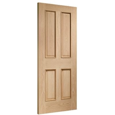 Victoriansk 4 -panel med hævede lister Intern Oak Door - Image 2