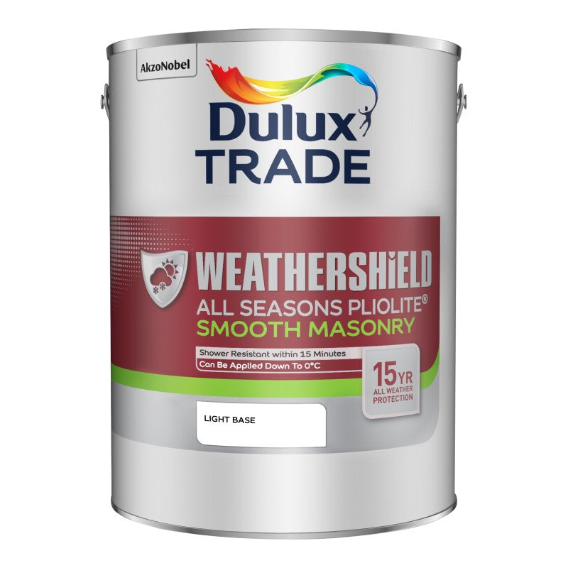 Dulux Trade Weathershield Pliolite Masonry - Designer Color Match Paint - Stormy Retreat 5L - Image 2