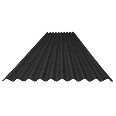 Blanding af bitumen tagplade sort 1 m x 837mm x 2,2 mm - Image 2