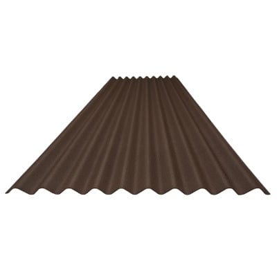 Blanding af bitumen tagplade brunt 2m x 930 mm x 2,2 mm - Image 2